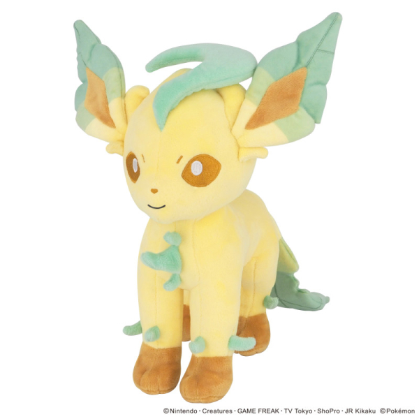 Officiële Pokemon knuffel Leafeon 32cm San-Ei All Star Medium